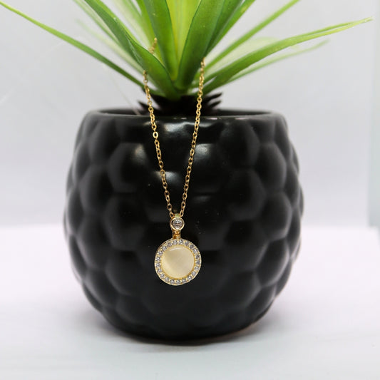 Collier Anxiété Despora (Perle) Couleur Or