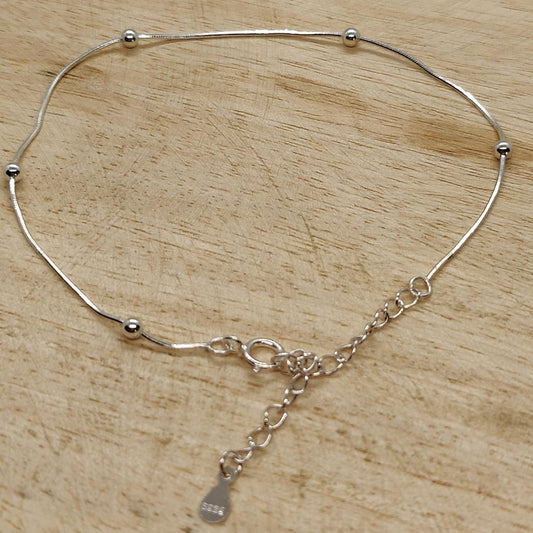 Bracelet boules en argent 925