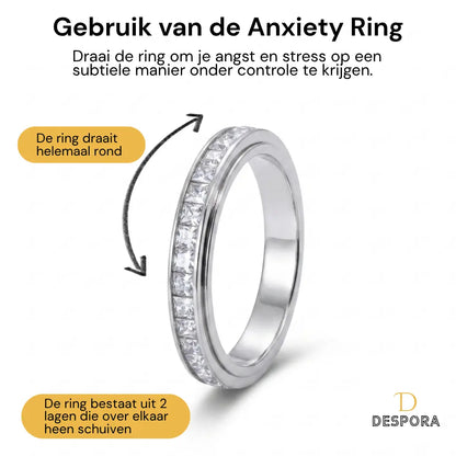 Anxiety Ring (Spark) Zilver gebruik