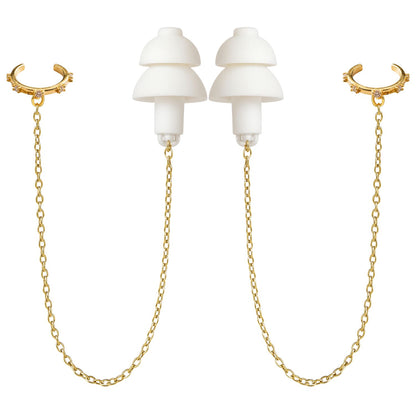 Earcuffs Voor Oordopjes (Clip) Goudkleurig