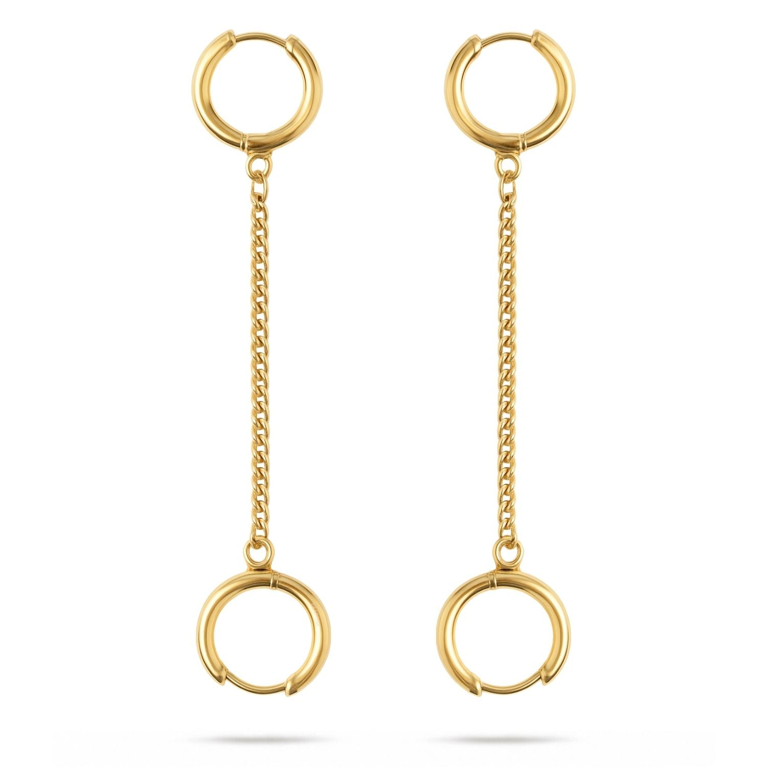 Oorbellen Voor Loop Oordopjes Goud RVS