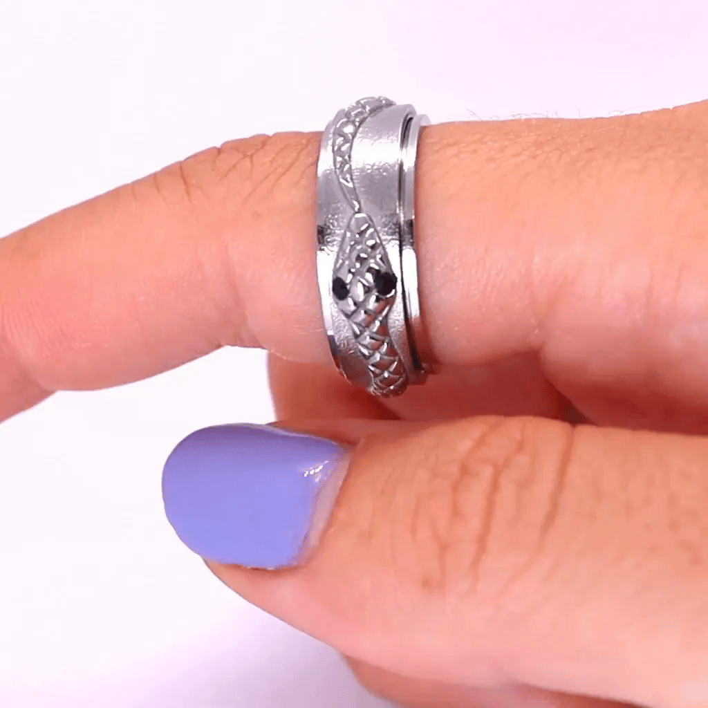 Website video Anxiety Ring (Slang) Zilver
