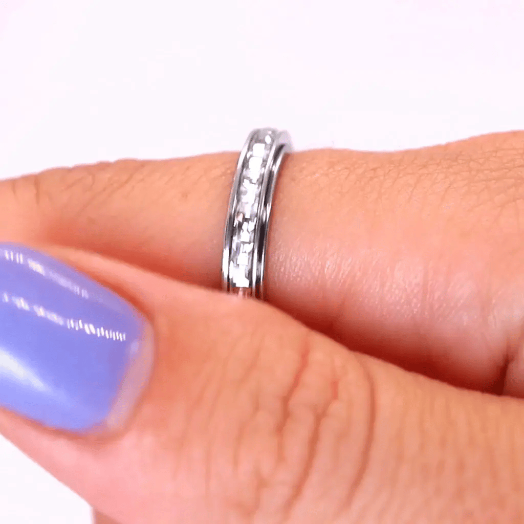 Website video Anxiety Ring (Spark) Zilver