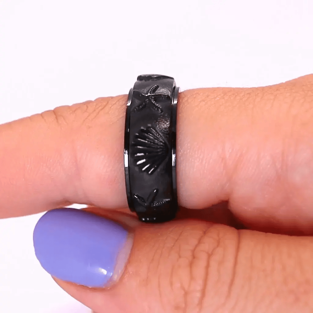 Website video Anxiety Ring (Strand) Zwart