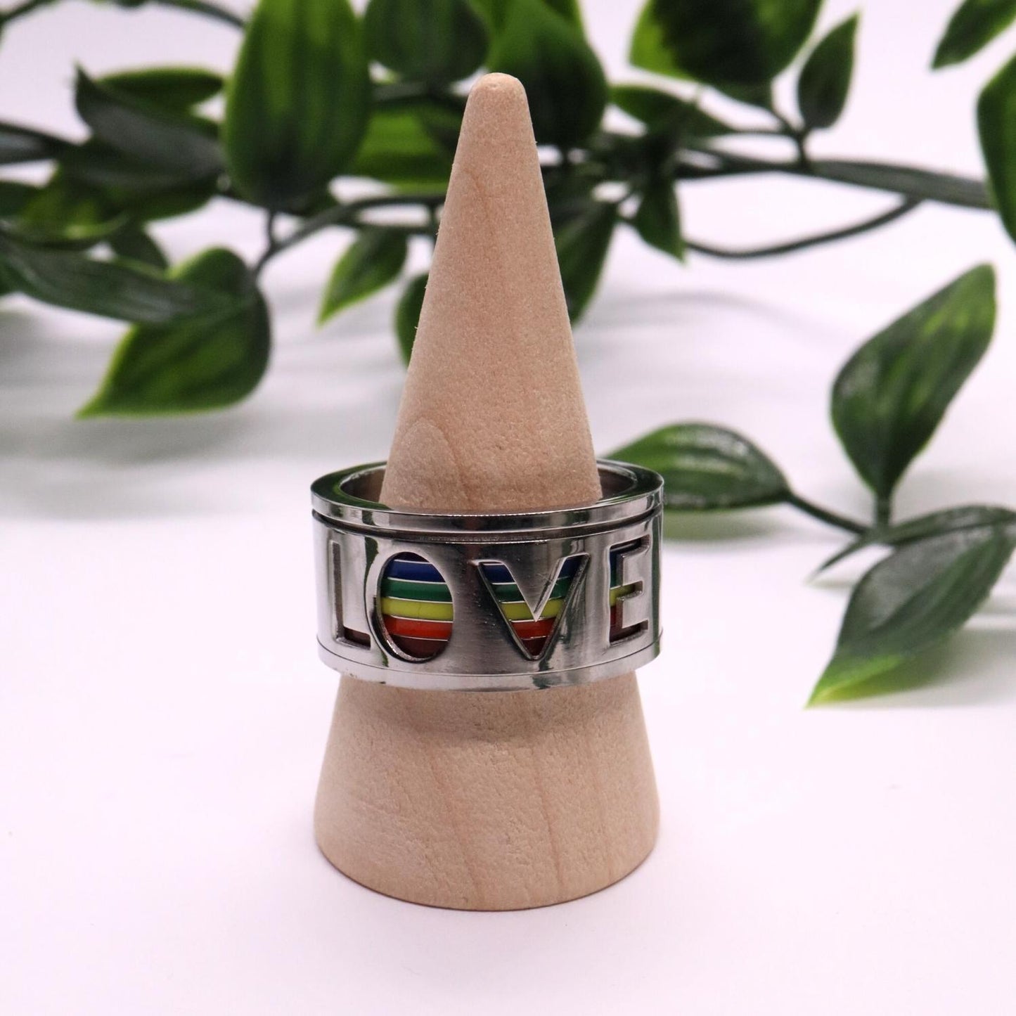 Anxiety Ring (Love) Zilver sfeerbeeld 2