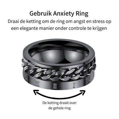 Anxiety Ring (Rome) Zwart uitleg