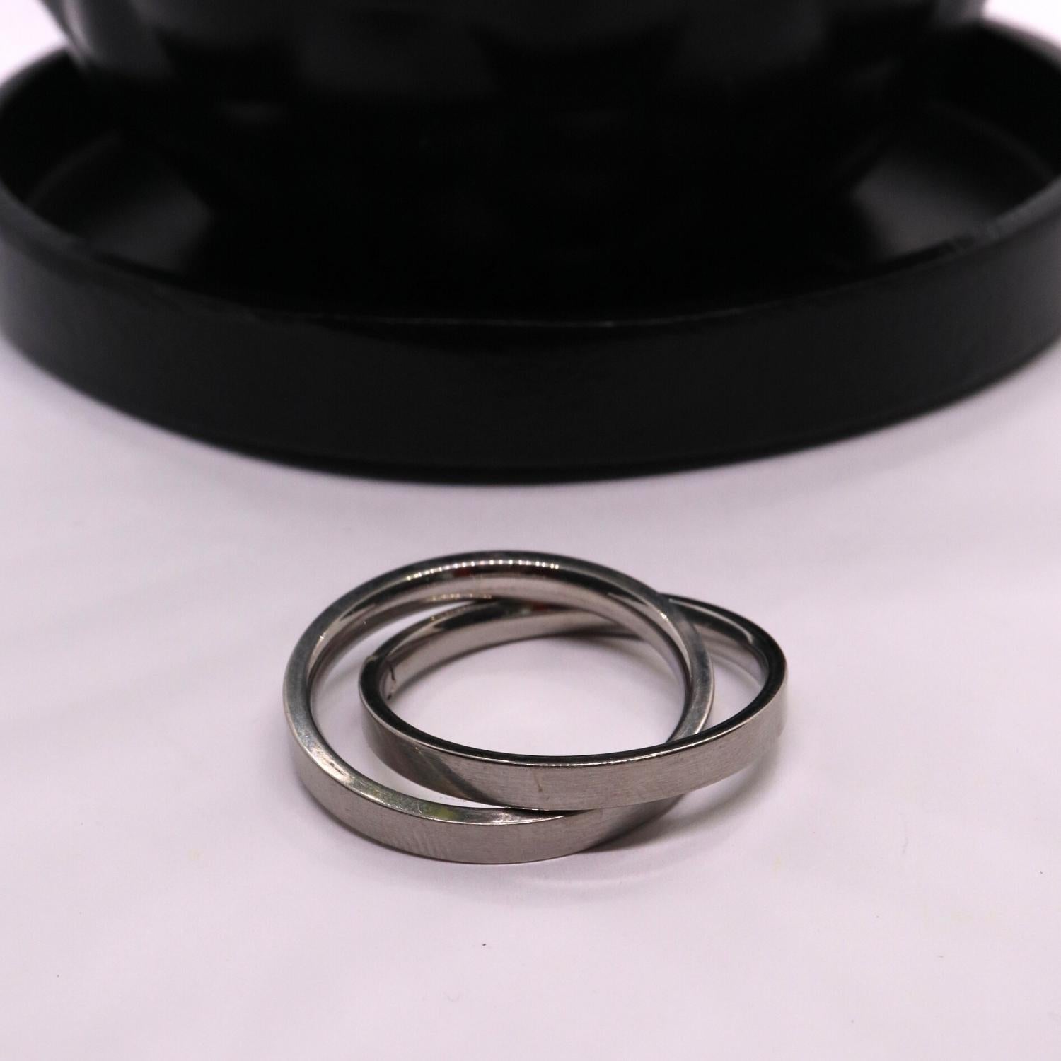 Anxiety Ring (twee ringen) Zilver-Zilver sfeerbeeld 2 