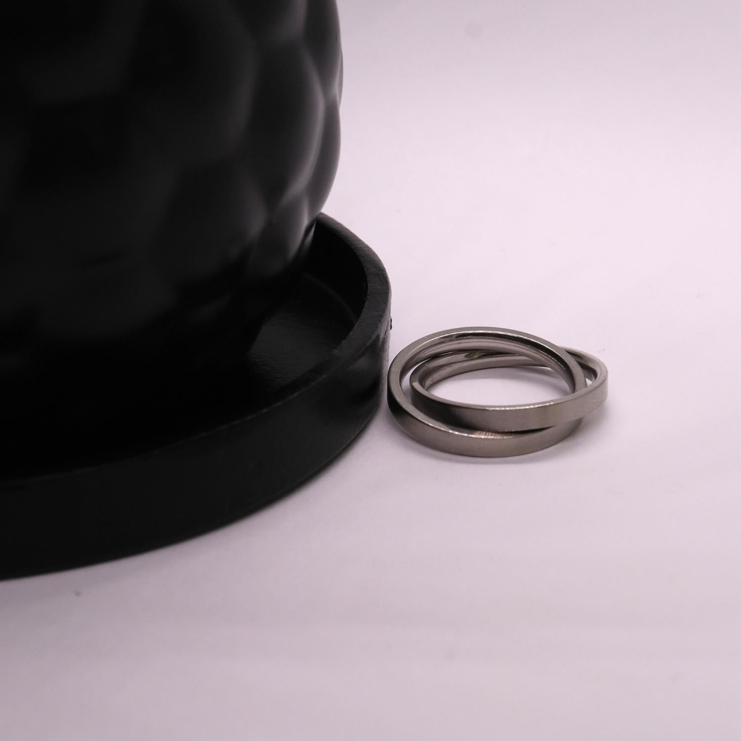 Anxiety Ring (twee ringen) Zilver-Zilver sfeerafbeelding