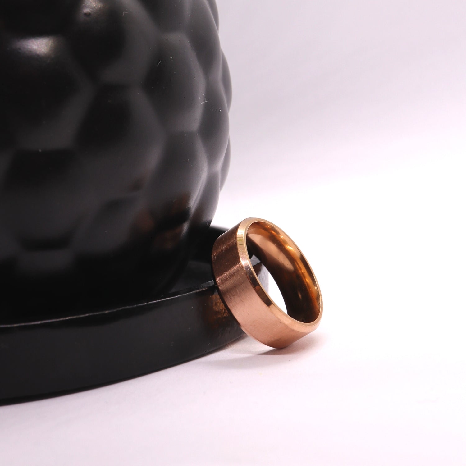 Graveerbare Ring Rosé Goud Sfeerbeeld