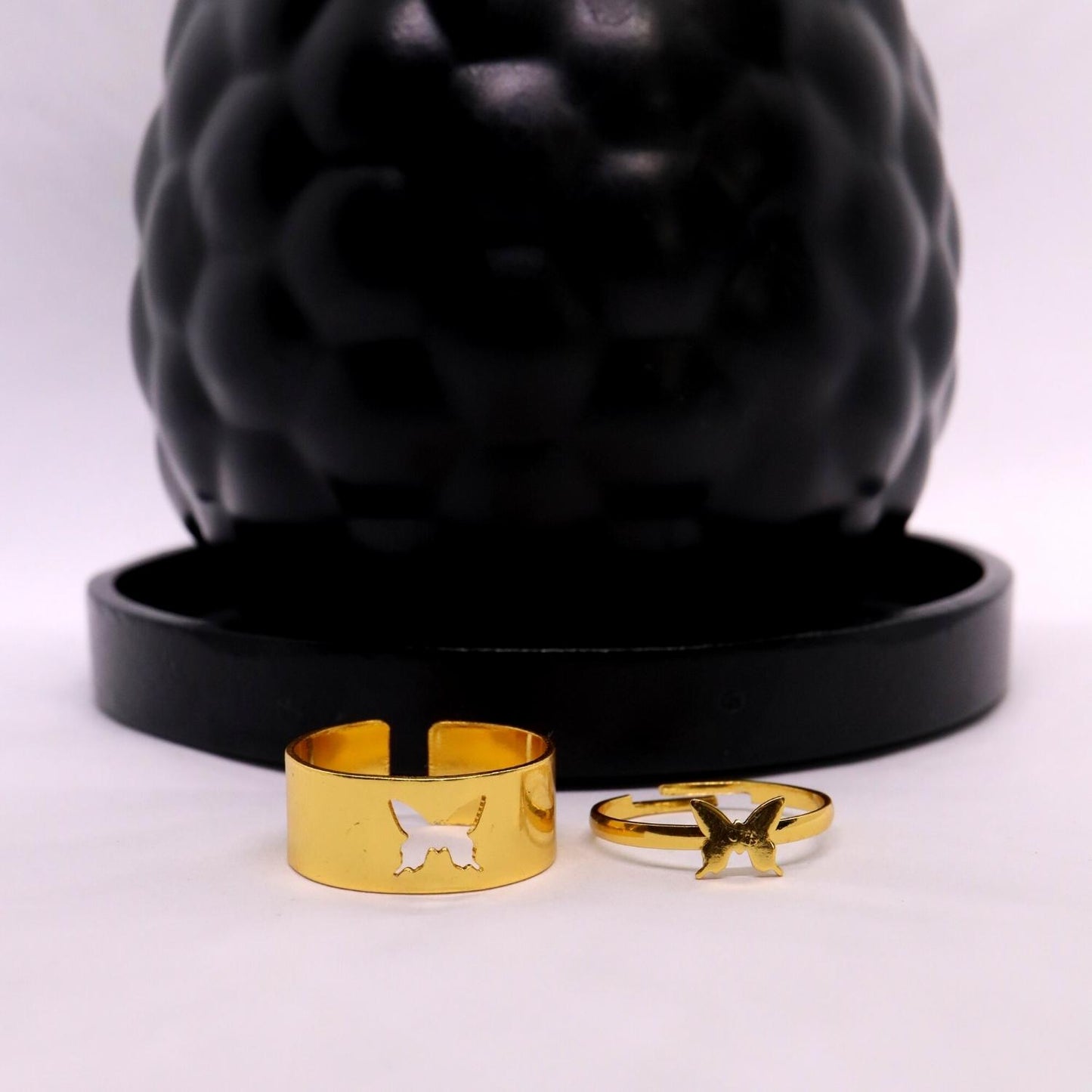 Bague d'amitié papillon couleur or