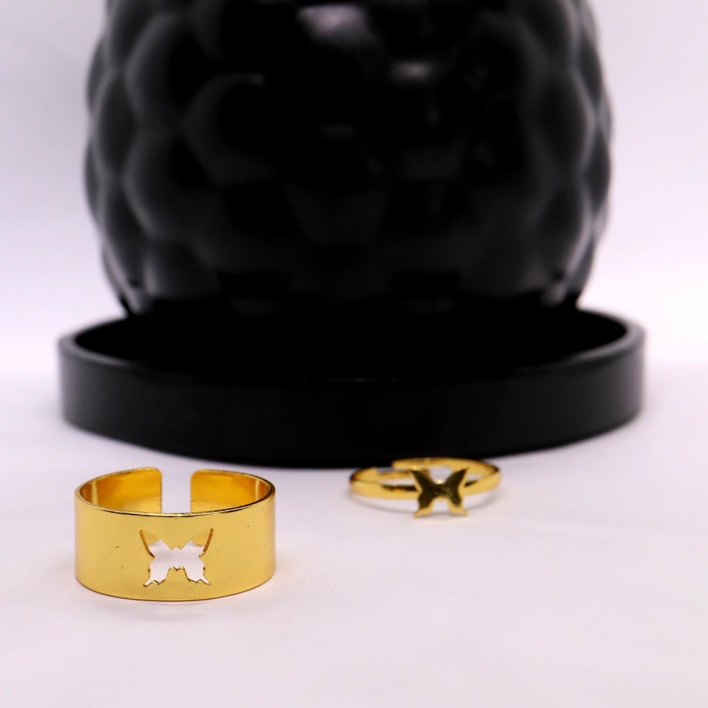 Bague d'amitié papillon couleur or